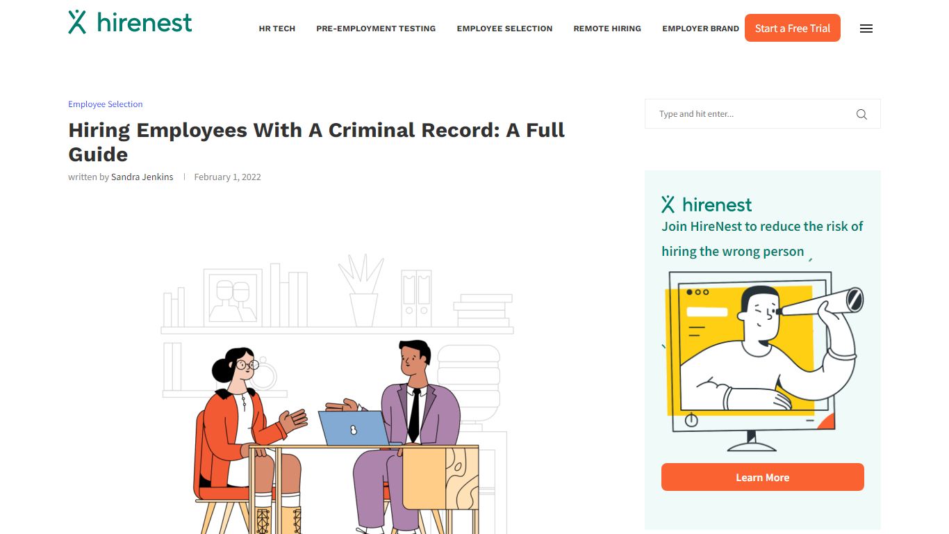 Hiring Employees With A Criminal Record: A Full Guide - Hirenest